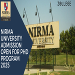 Nirma University Admission Open For PhD Program 2025